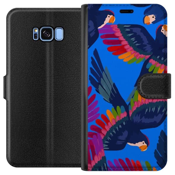 Yhteensopiva Lompakkokotelo Samsung Galaxy S8 Linnut