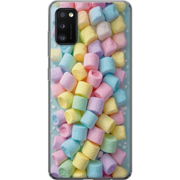 Kompatibelt Mobildeksel til Samsung Galaxy A41 Søt godisdesign med marshmallows