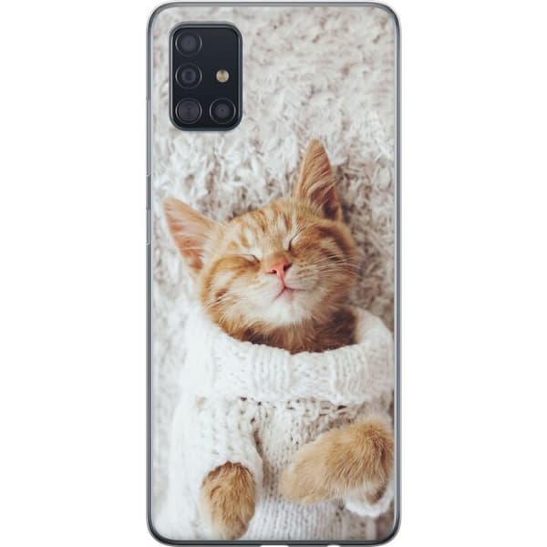 Kompatibelt Mobildeksel til Samsung Galaxy A51 Kitty Genser