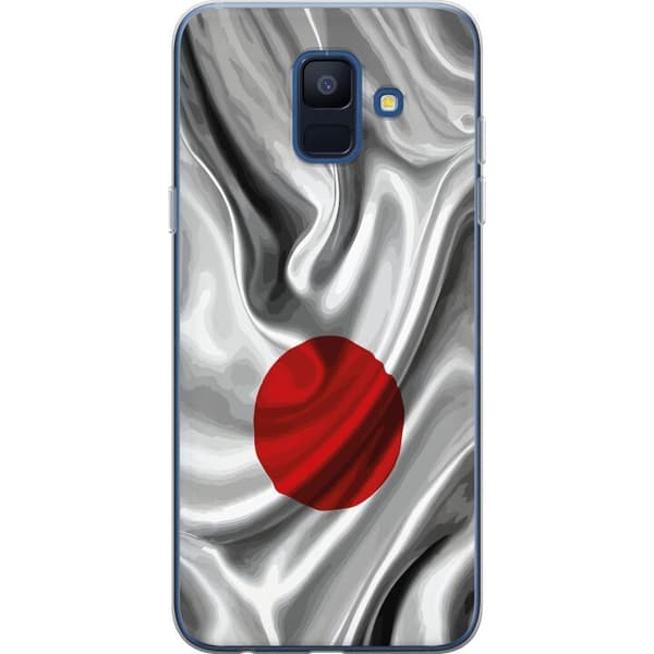 Kompatibelt Mobildeksel til Samsung Galaxy A6 (2018) Moderne romdesign med abstrakt planet