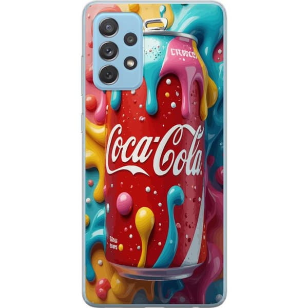 Kompatibelt Mobilskal till Samsung Galaxy A52 5G Color Splash Can