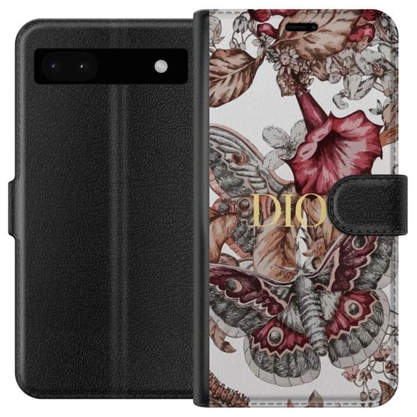 Kompatibel Tegnebogsetui til Google Pixel 6a Blomster D I O R