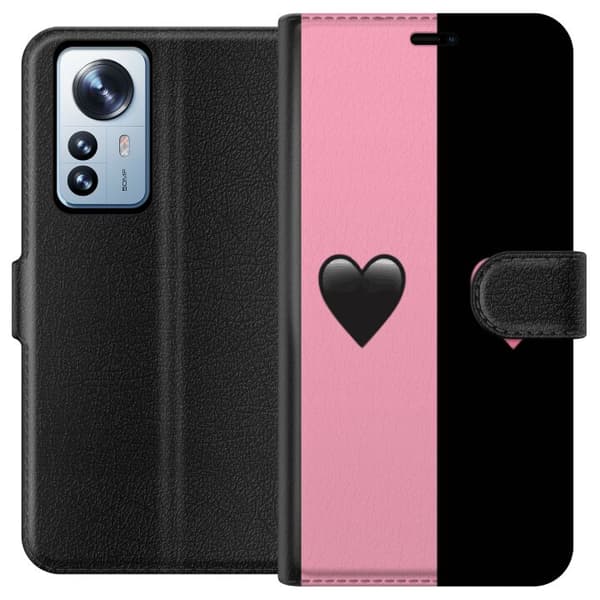 Kompatibel Tegnebogsetui til Xiaomi 12 Pro Hjerter