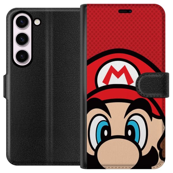 Kompatibel Tegnebogsetui til Samsung Galaxy S23 Mario