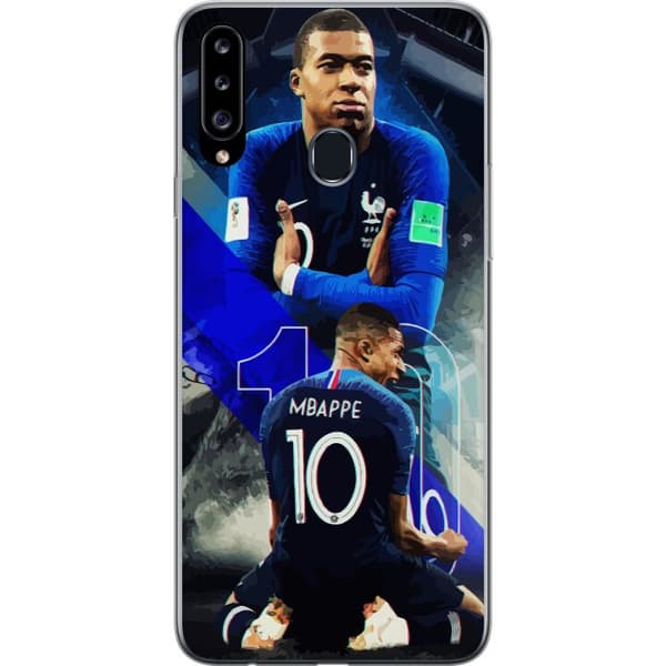 Kompatibelt Mobilskal till Samsung Galaxy A20s Kylian Mbappé