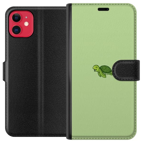 Kompatibelt Plånboksfodral till Apple iPhone 11 Sköldpadda
