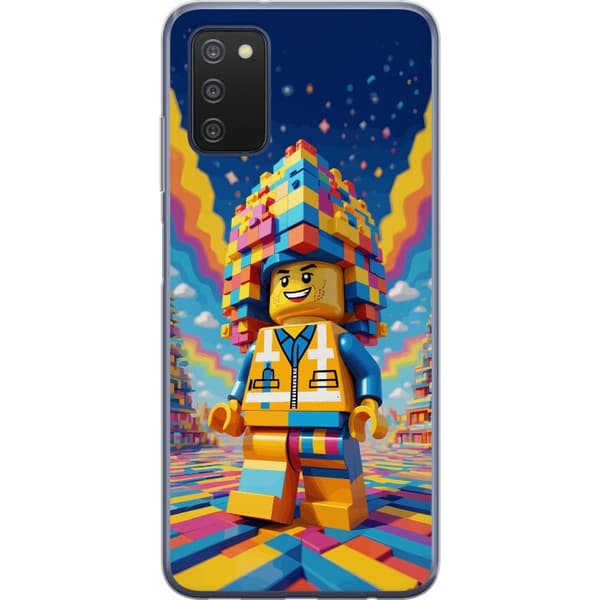 Kompatibelt Mobildeksel til Samsung Galaxy A03s Byggklossfigur