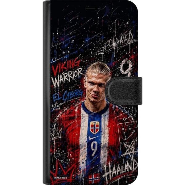Kompatibel Tegnebogsetui til Apple iPhone 8 Plus Erling Haaland graffiti