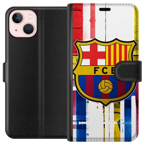Kompatibelt Plånboksfodral till Apple iPhone 13 mini FC Barcelona