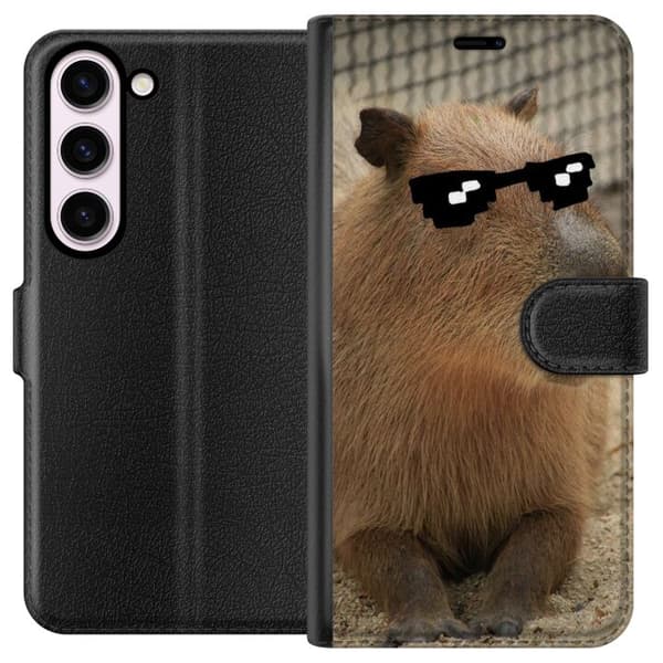 Kompatibel Tegnebogsetui til Samsung Galaxy S23 Capybara