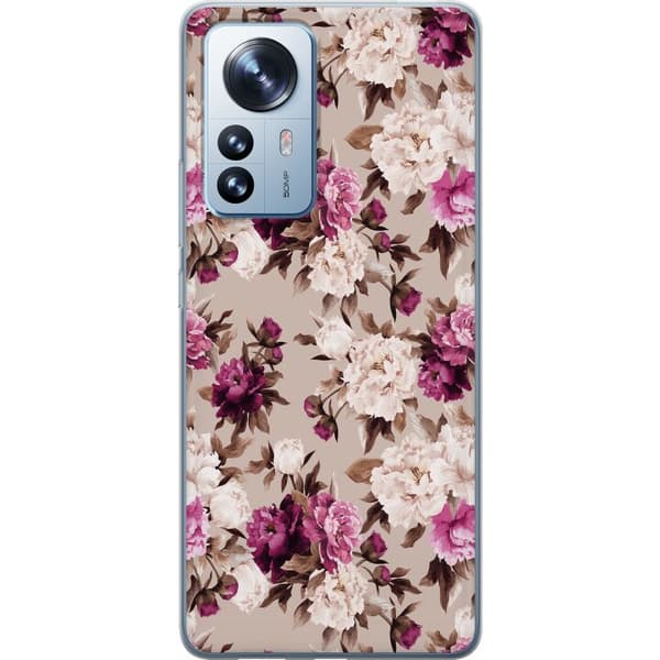 Kompatibelt Mobilskal till Xiaomi 12 Pro Blommor