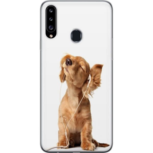Kompatibelt Mobilskal till Samsung Galaxy A20s Hund