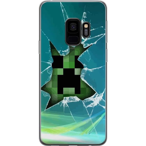 Kompatibelt Mobilskal till Samsung Galaxy S9 MineCraft