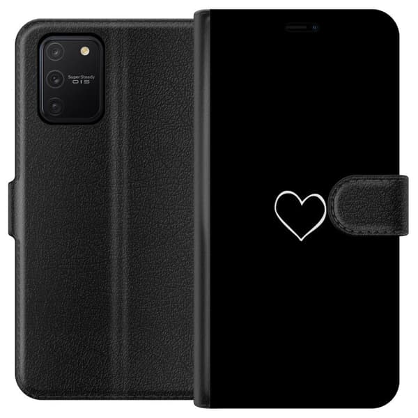 Kompatibelt Lommeboketui til Samsung Galaxy S10 Lite Hjerte