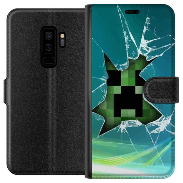Kompatibelt Lommeboketui til Samsung Galaxy S9+ MineCraft