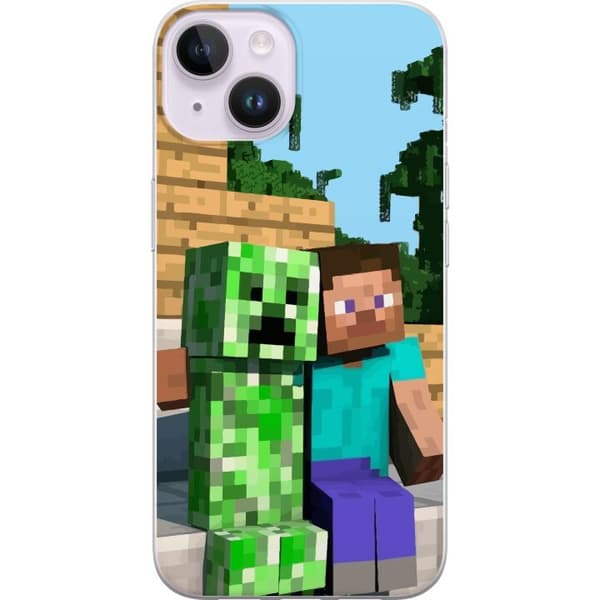 Kompatibel Mobilcover til Apple iPhone 14 MineCraft
