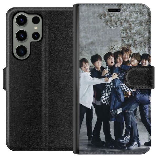 Kompatibel Tegnebogsetui til Samsung Galaxy S23 Ultra K-POP BTS