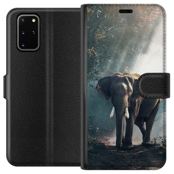 Kompatibelt Plånboksfodral till Samsung Galaxy S20+ Elefant