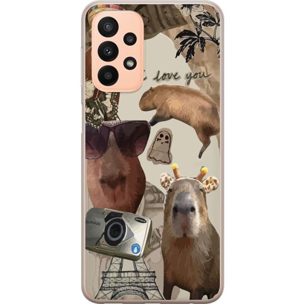 Kompatibelt Mobilskal till Samsung Galaxy A23 Capybara