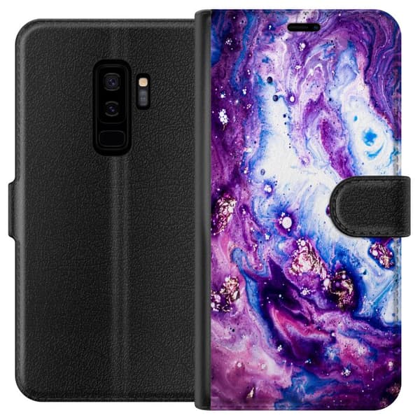 Kompatibel Tegnebogsetui til Samsung Galaxy S9+ Lilac