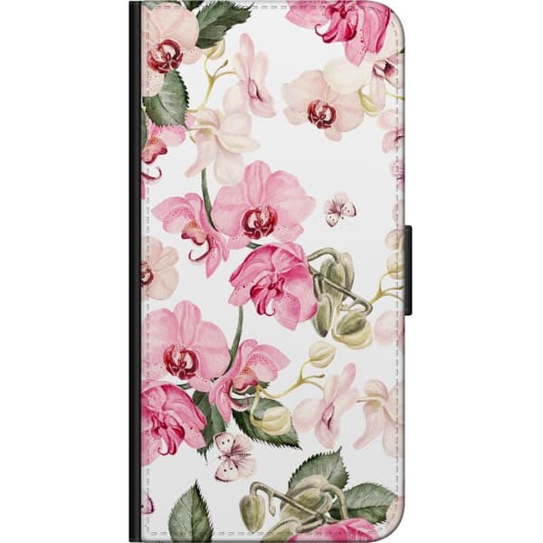 Kompatibelt Plånboksfodral till Samsung Galaxy A20s Blommor