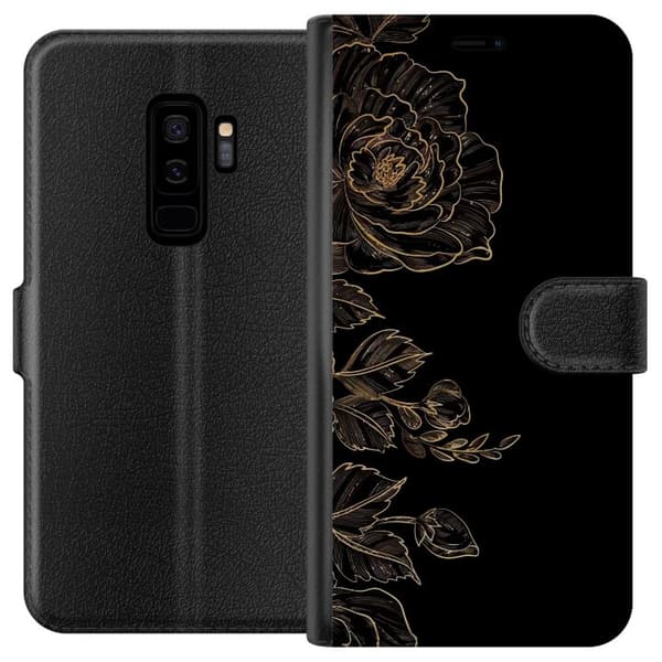 Kompatibelt Lommeboketui til Samsung Galaxy S9+ Blomster