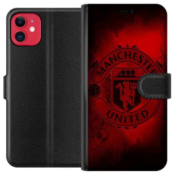 Kompatibelt Plånboksfodral till Apple iPhone 11 Manchester United