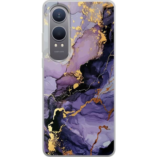 Kompatibelt Mobildeksel til OnePlus Nord CE4 Lite Lilla Marmor