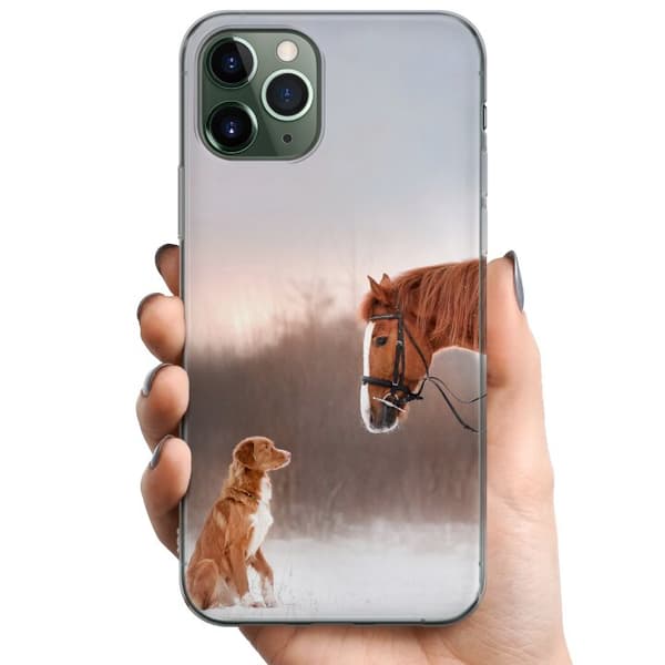 Kompatibelt Mobilskal till Apple iPhone 11 Pro Häst & Hund
