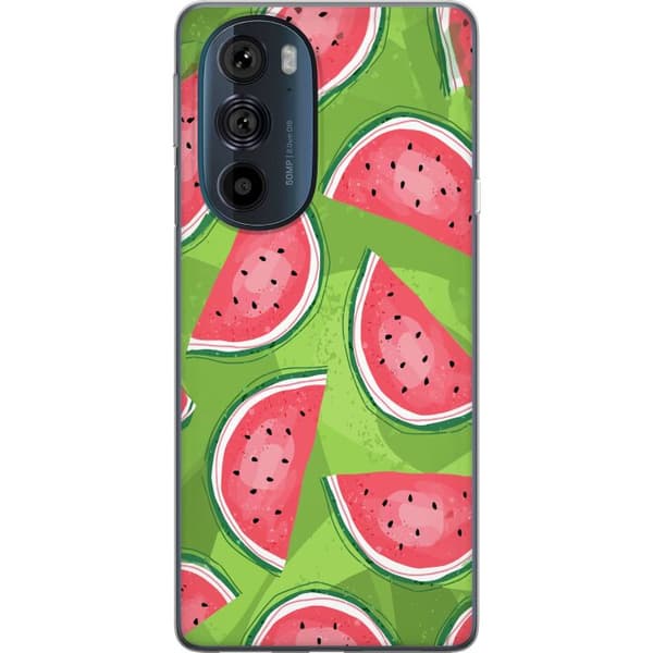 Kompatibelt Mobildeksel til Motorola Edge 30 Pro Vattenmelon
