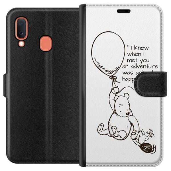 Kompatibelt Lommeboketui til Samsung Galaxy A20e Winnie Puh