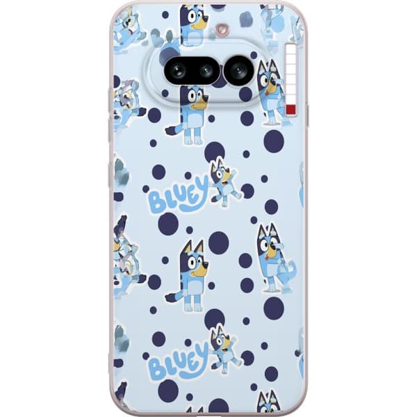 Kompatibelt Mobildeksel til Nothing Phone (4a) Bluey-mønster i lyseblå design