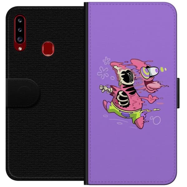 Kompatibel Tegnebogsetui til Samsung Galaxy A20s Smält Patrick