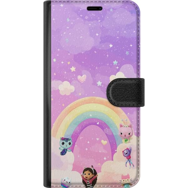 Kompatibel Tegnebogsetui til Apple iPhone 7 Farverigt Gabby’s Dukkehusdesign til børn