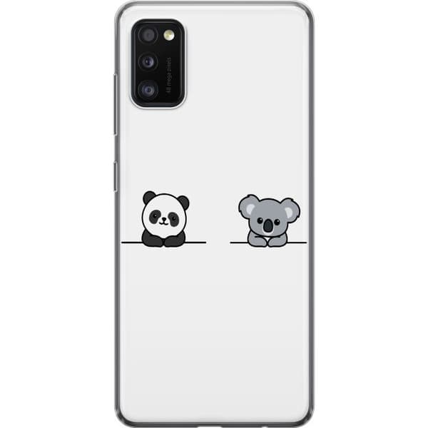 Kompatibelt Mobildeksel til Samsung Galaxy A41 Panda Koala