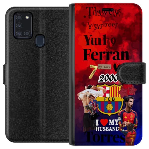 Kompatibelt Plånboksfodral till Samsung Galaxy A21s Ferran Torres