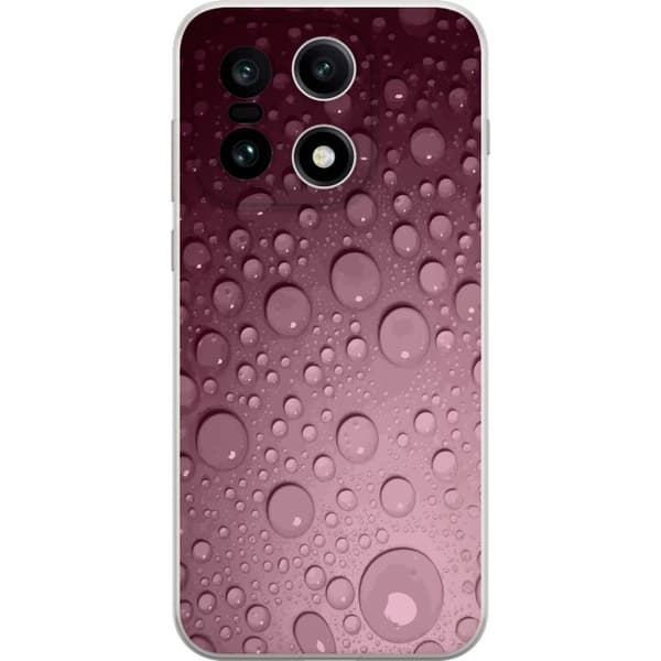 Kompatibelt Mobildeksel til OnePlus 15 Rosa vattendroppar