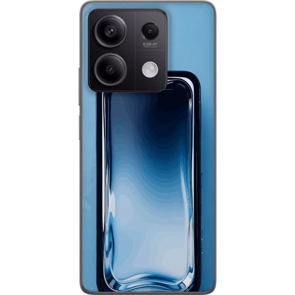 Kompatibel Mobilcover til Xiaomi Redmi Note 13 Blå glaseffekt