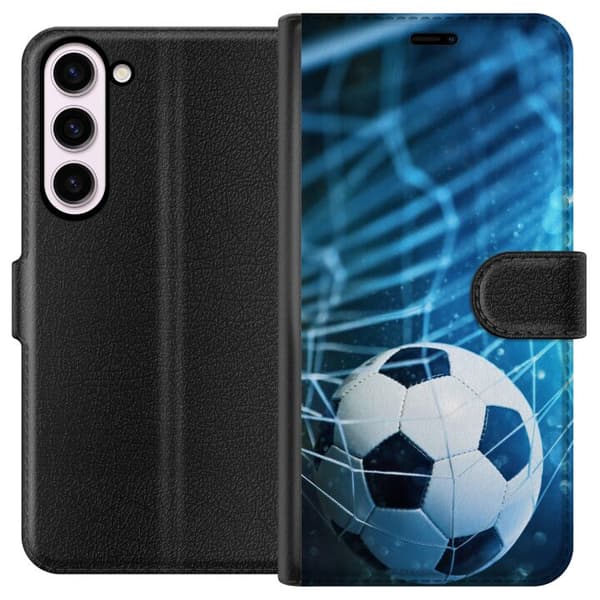 Kompatibel Tegnebogsetui til Samsung Galaxy S23+ Fodbold