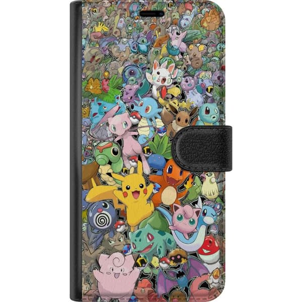 Kompatibelt Lommeboketui til OnePlus 15R Stor samling detaljerte Pokémon-karakterer i et kollasj