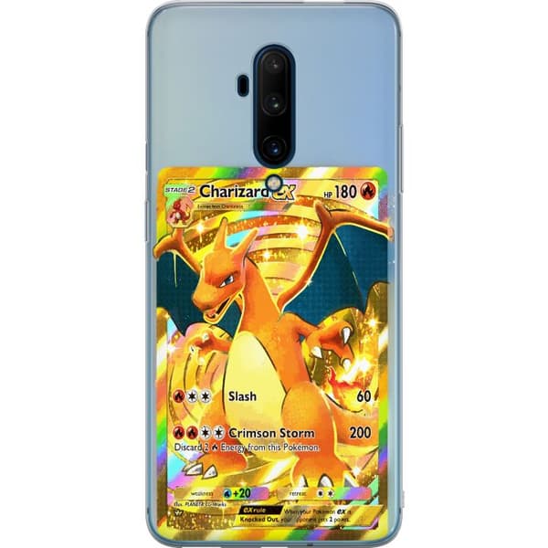 Kompatibelt Mobildeksel til OnePlus 7T Pro Premiummotiv med Charizard EX