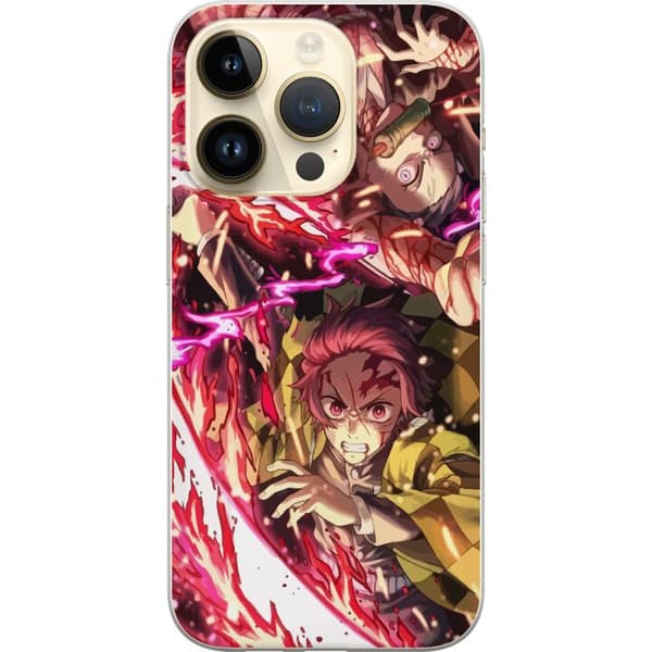 Kompatibelt Mobilskal till Apple iPhone 14 Pro Demon Slayer