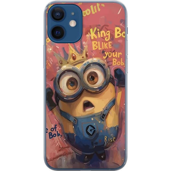 Kompatibelt Mobildeksel til Apple iPhone 12 Minion Med Krona