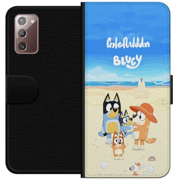 Kompatibelt Plånboksfodral till Samsung Galaxy Note20 Bluey