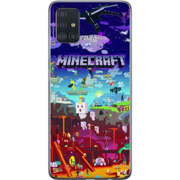 Kompatibelt Mobildeksel til Samsung Galaxy A51 Minecraft