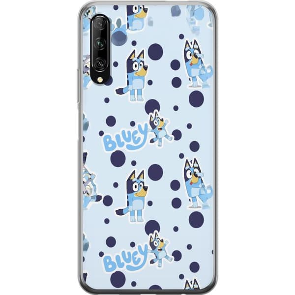 Kompatibelt Mobildeksel til Huawei P smart Pro 2019 Bluey-mønster i lyseblå design