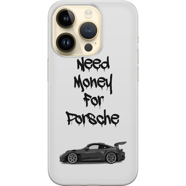 Kompatibelt Mobilskal till Apple iPhone 14 Pro Porsche Tack