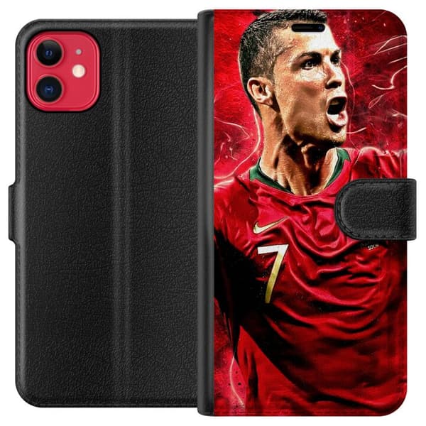 Kompatibelt Plånboksfodral till Apple iPhone 11 Ronaldo