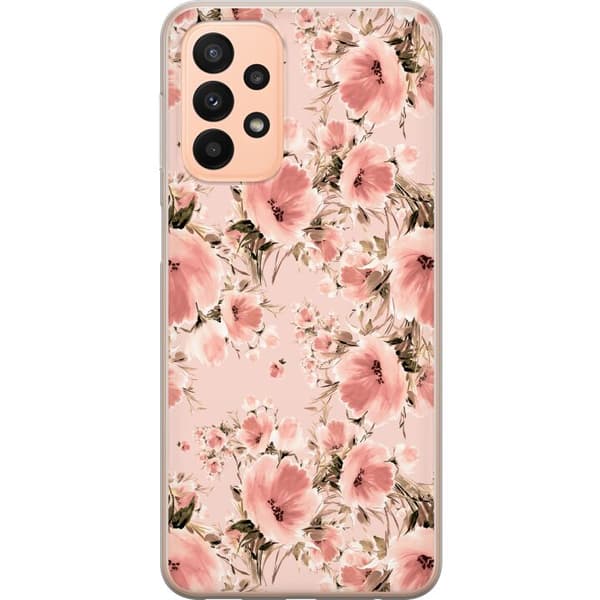 Kompatibelt Mobilskal till Samsung Galaxy A23 Blommor