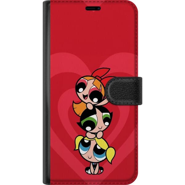 Kompatibel Tegnebogsetui til Apple iPhone 13 Pro Max Farverig design med Powerpuffpigerne i sød stil.
